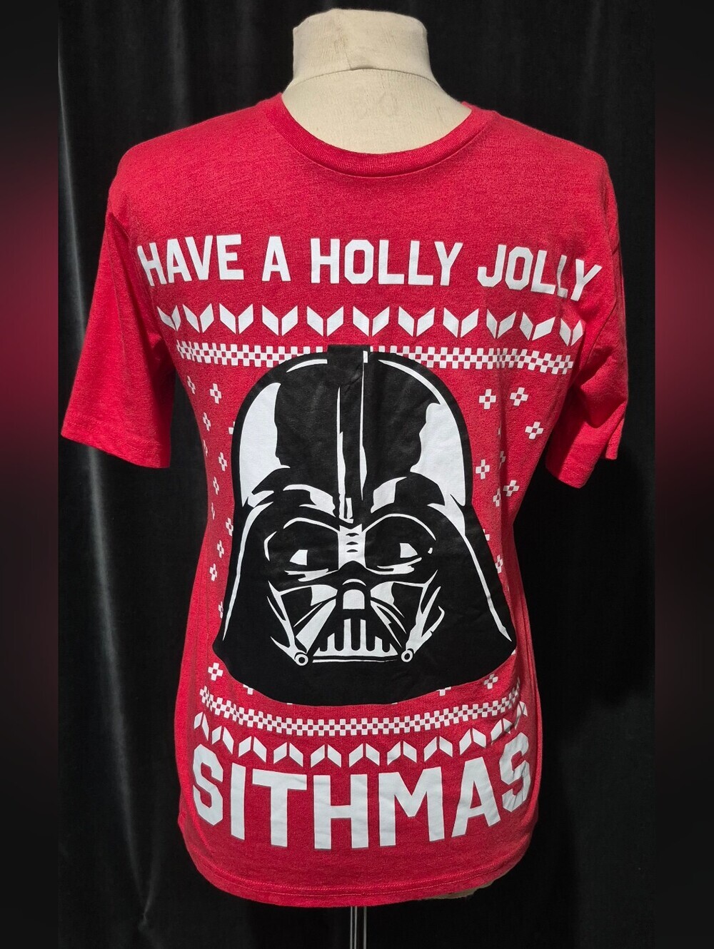 MAD Engine Red 'Have a Holly Jolly Sithmas' Graphic Tee